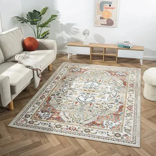 Avalon 82431IOR Ivory/Rust Rug