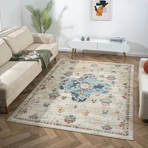 Avalon 82435BLO Blue/Ivory Rug