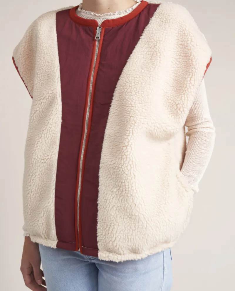 Bellerose Jano Pink Reversible Gilet