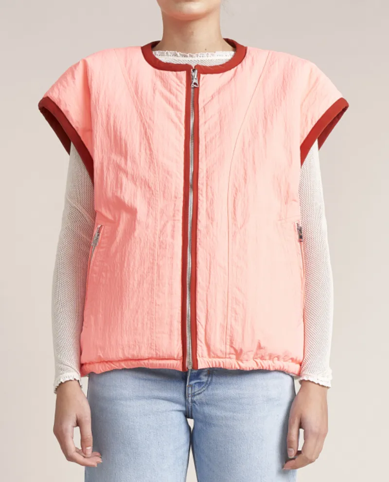 Bellerose Jano Pink Reversible Gilet