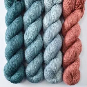 Beryl, Chimayo, Oregon Mist, Watery Tart - Yummy 2-Ply Quartet