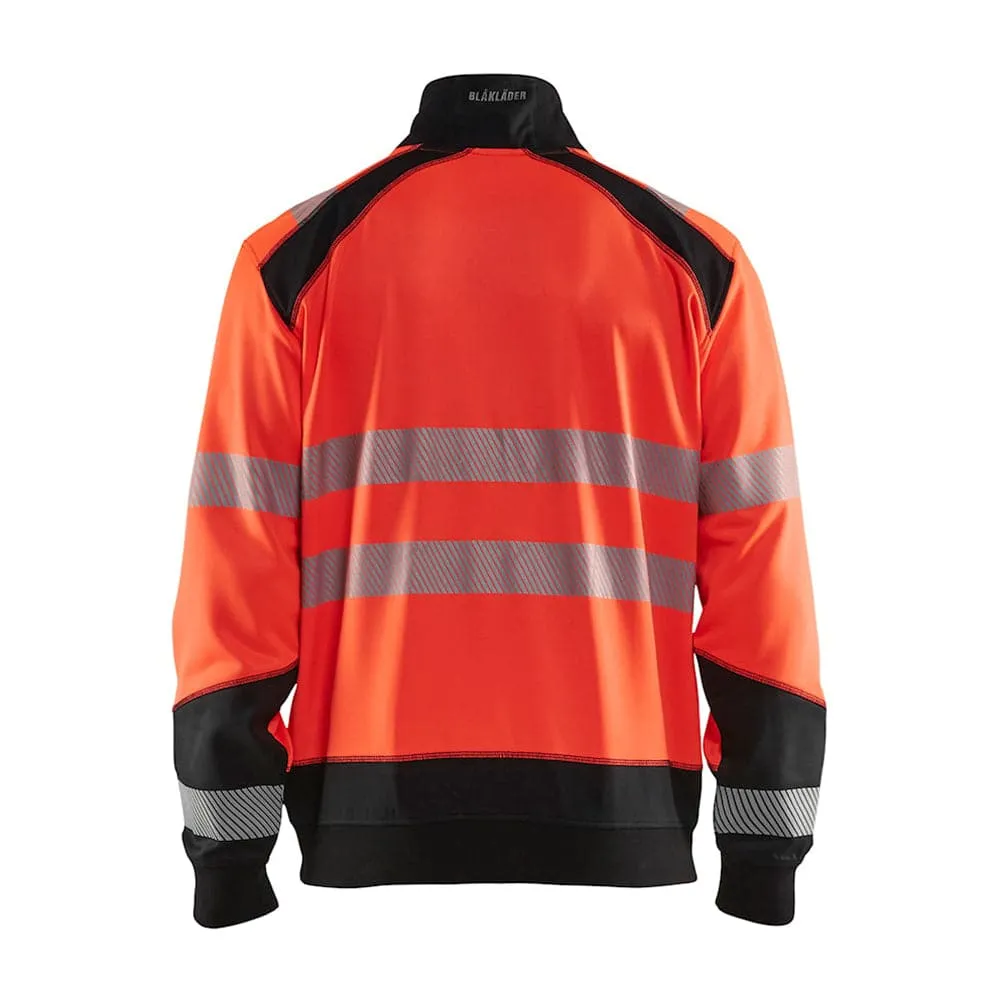 Blaklader 3558 Hi-Vis Full Zip Sweatshirt