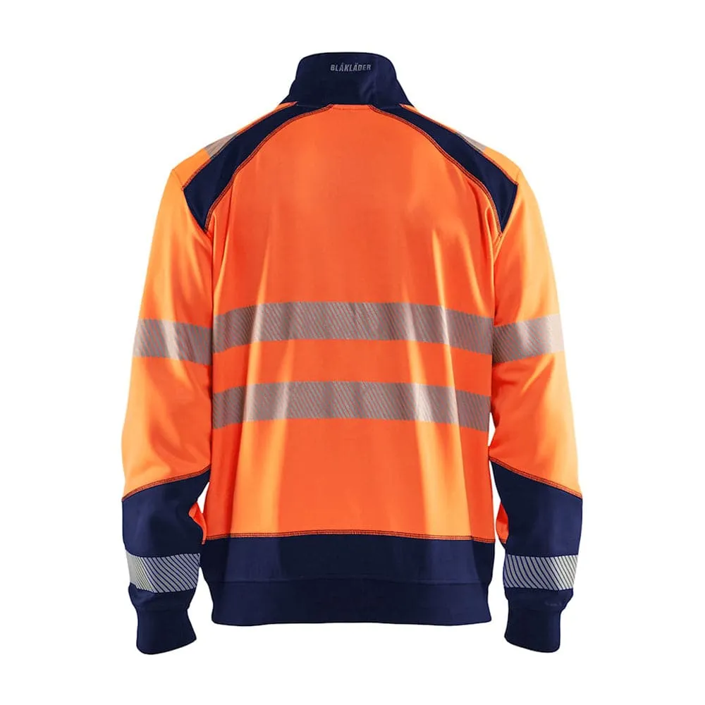 Blaklader 3558 Hi-Vis Full Zip Sweatshirt