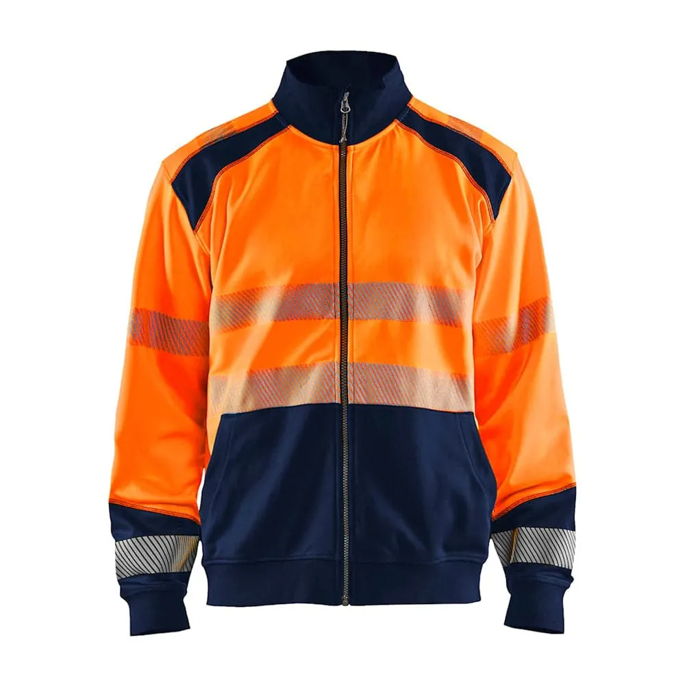 Blaklader 3558 Hi-Vis Full Zip Sweatshirt