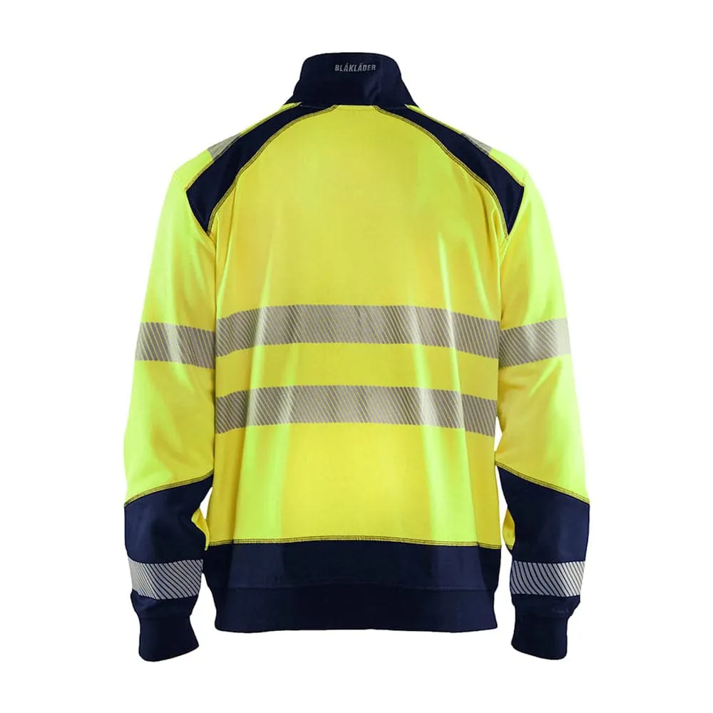 Blaklader 3558 Hi-Vis Full Zip Sweatshirt