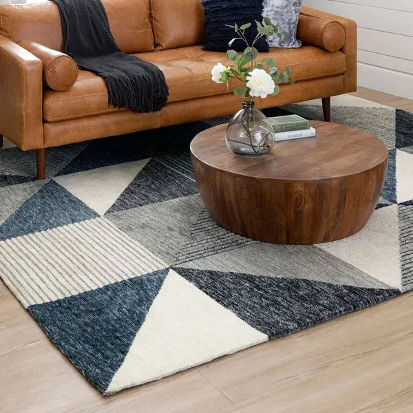 Bowen R1147 202 Oblique Blue Rug