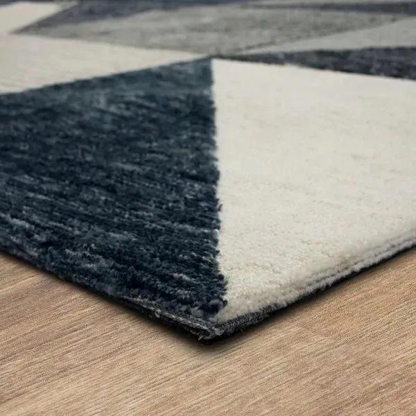 Bowen R1147 202 Oblique Blue Rug