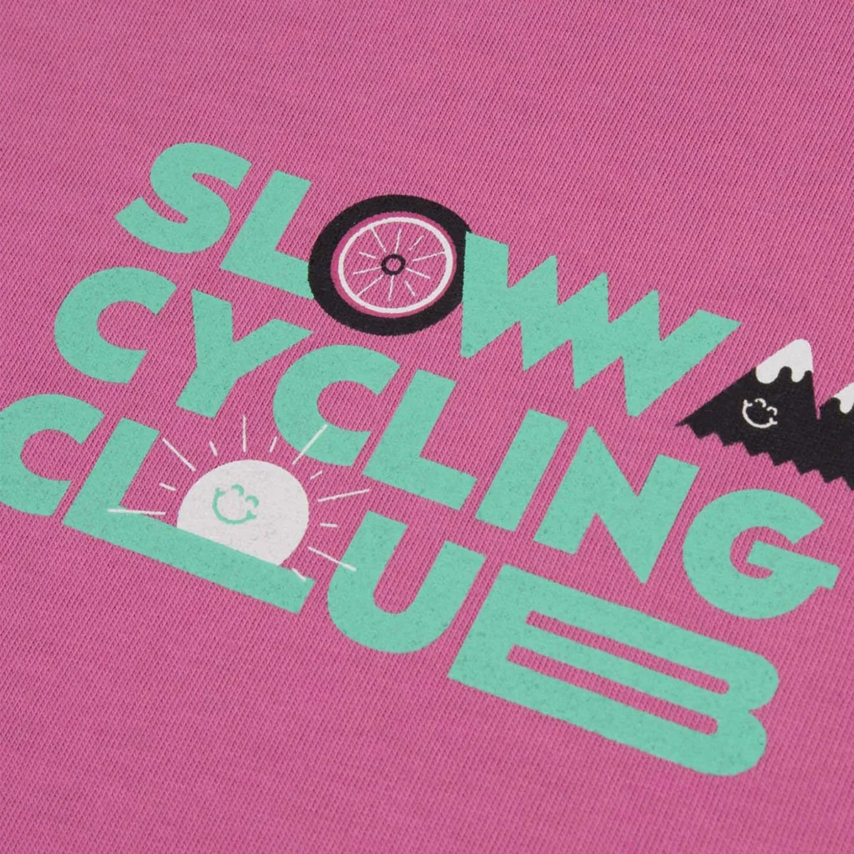 CAFE DU CYCLISTE X FAGUO Lugny Tshirt  - Slow Pink