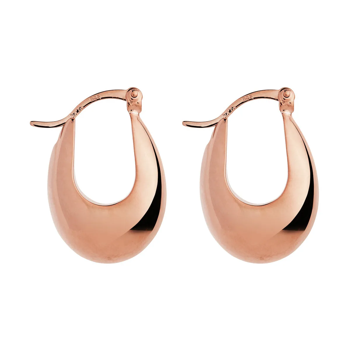 Cloudland Rose Gold Hoop Earring