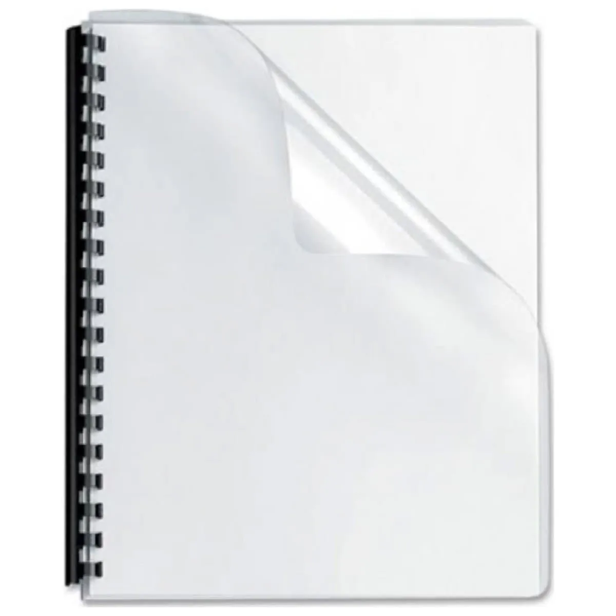 Deluxe PVC Binding Cover, 200 microns, 100/pack, Clear