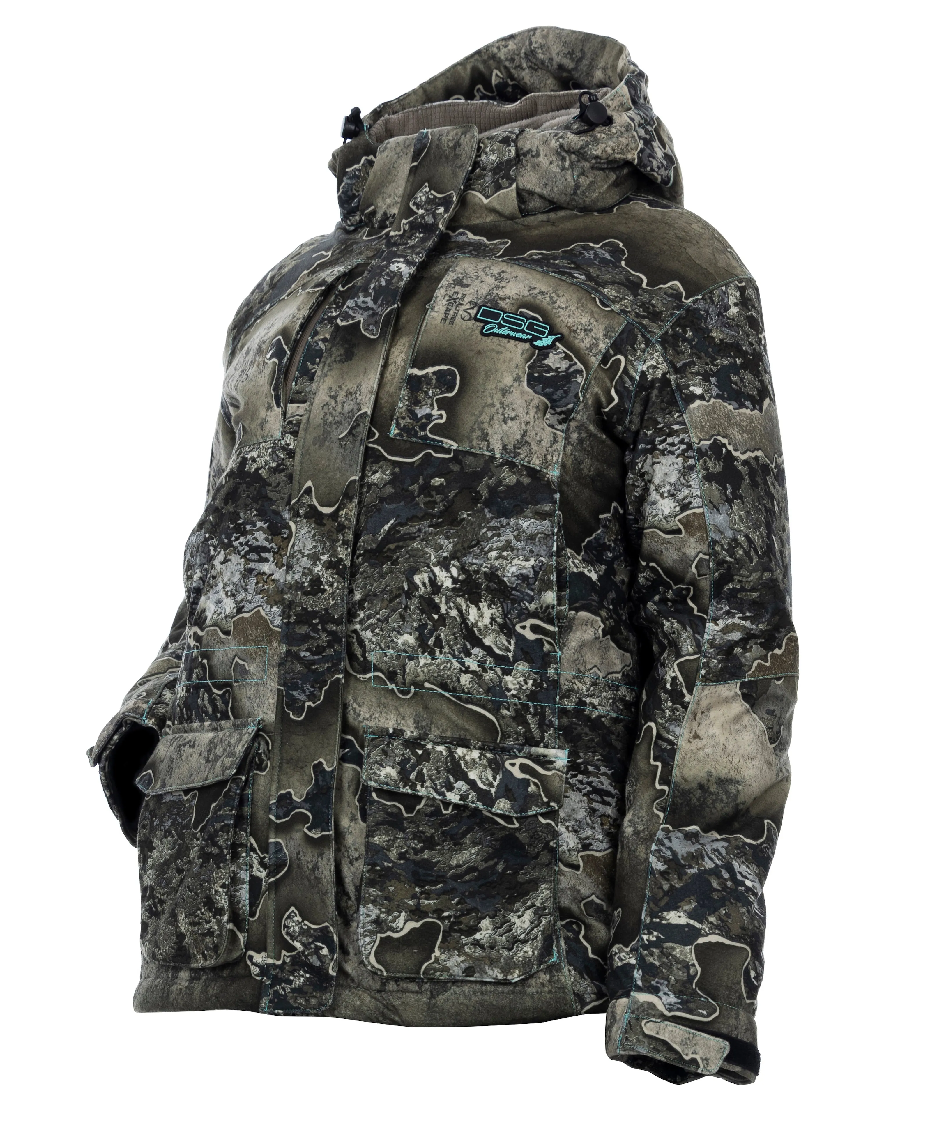 DSG Kylie 5.0 Camouflage Plus Size 3 in 1 Jacket