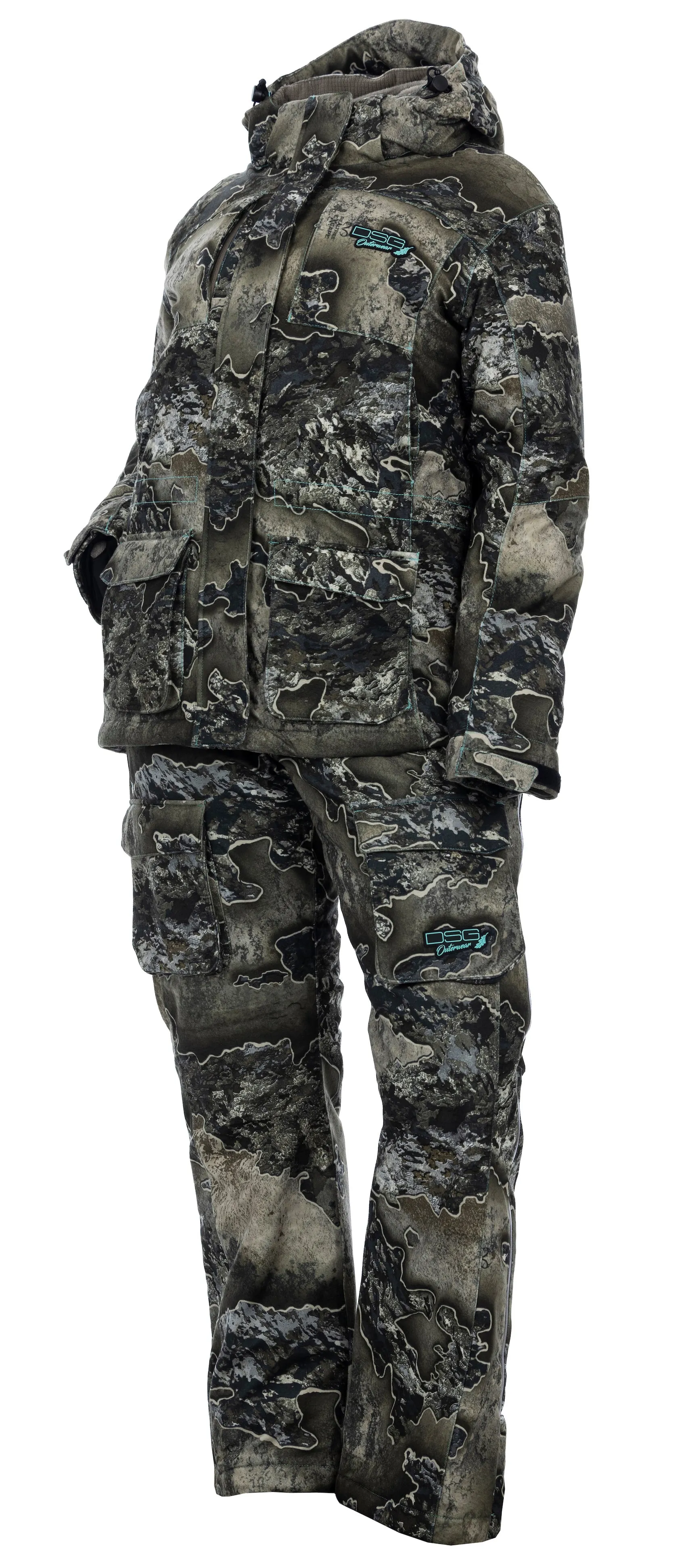 DSG Kylie 5.0 Camouflage Plus Size 3 in 1 Jacket