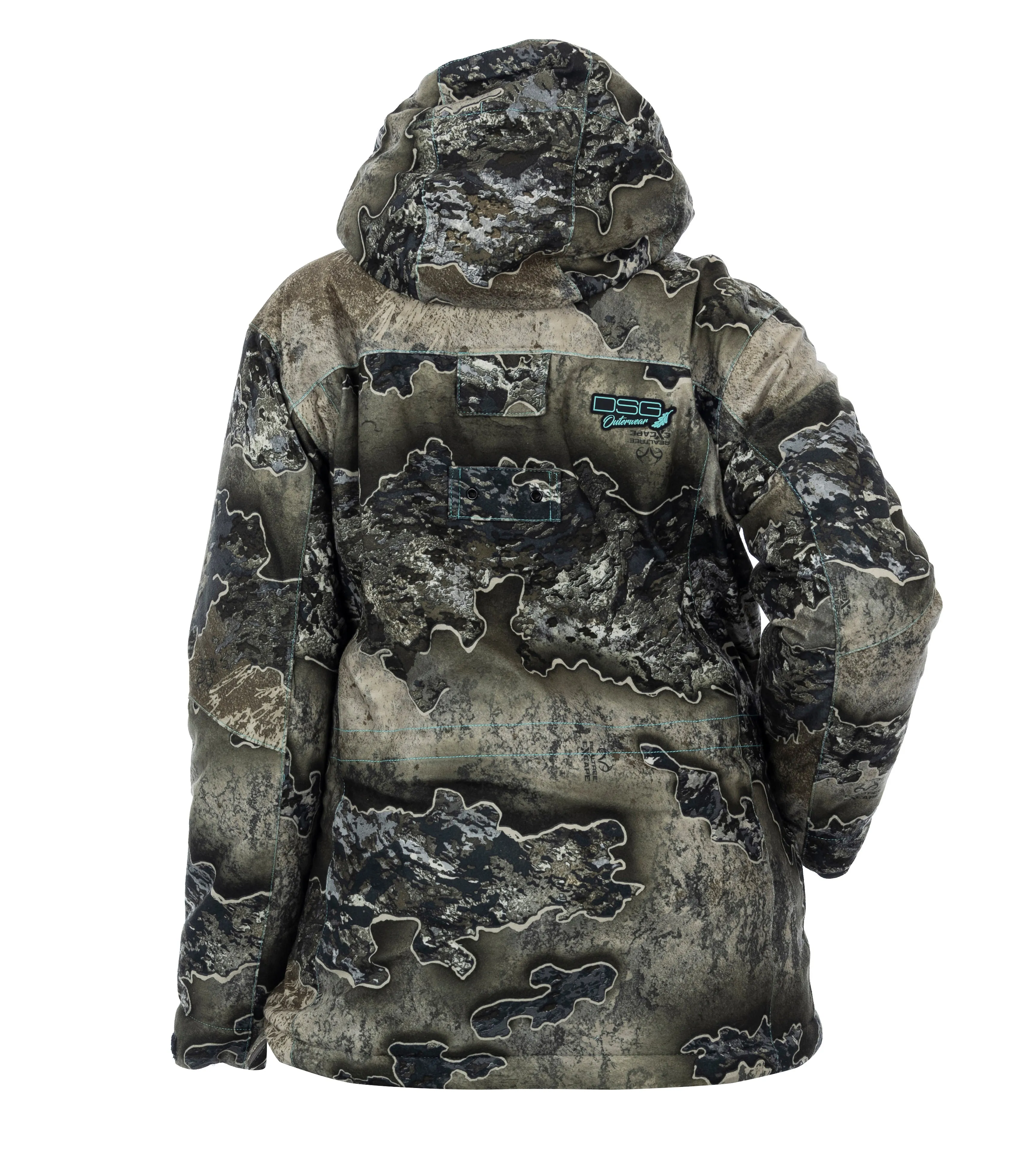 DSG Kylie 5.0 Camouflage Plus Size 3 in 1 Jacket