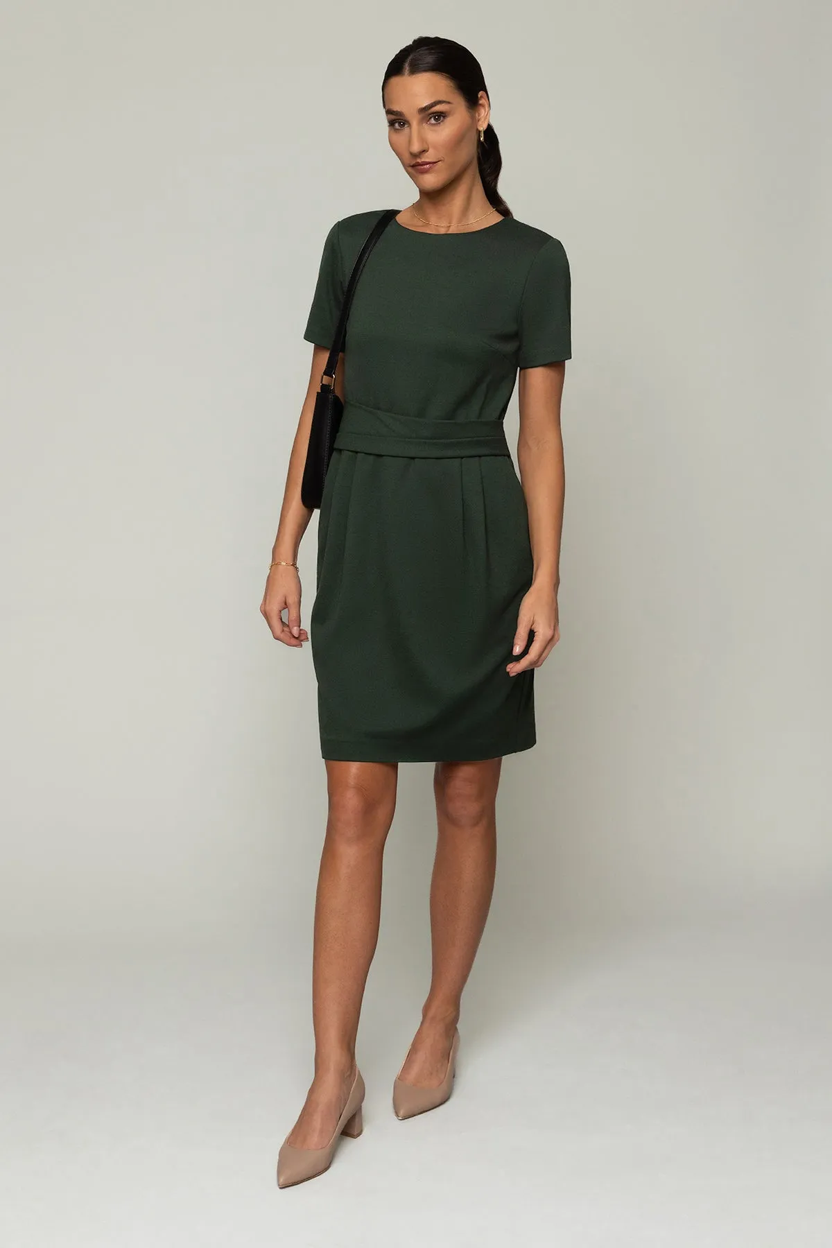 Eloise Dress - Forest Green