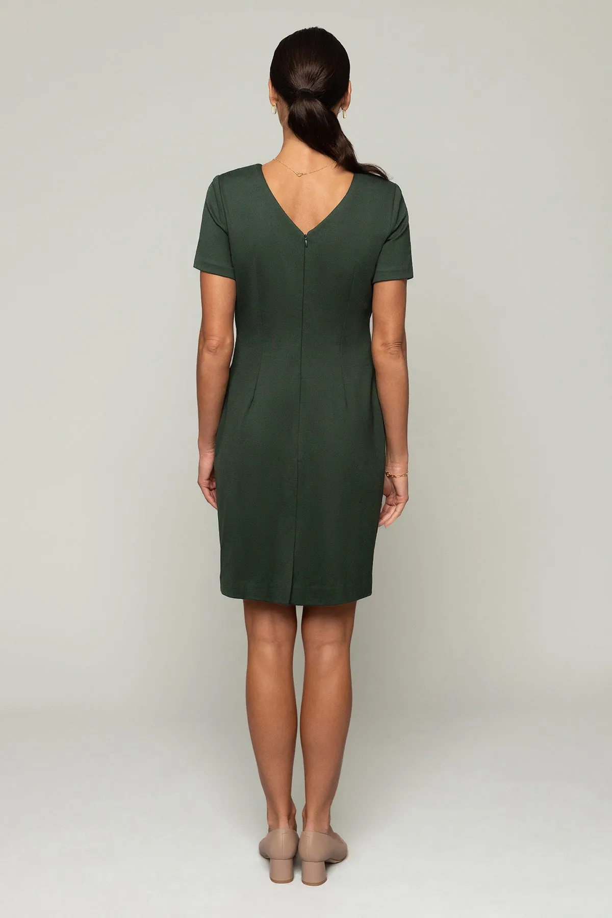 Eloise Dress - Forest Green