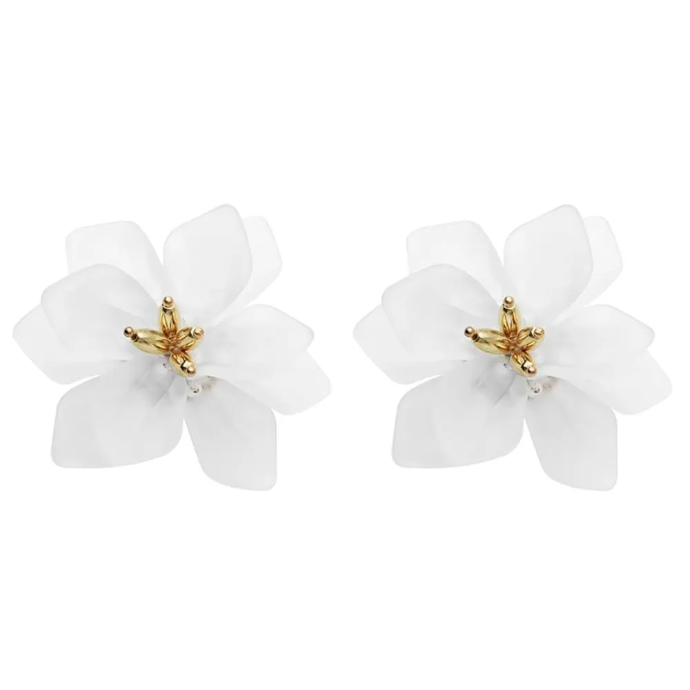 Extra Eye-Catching Floral Summer Statement Earrings