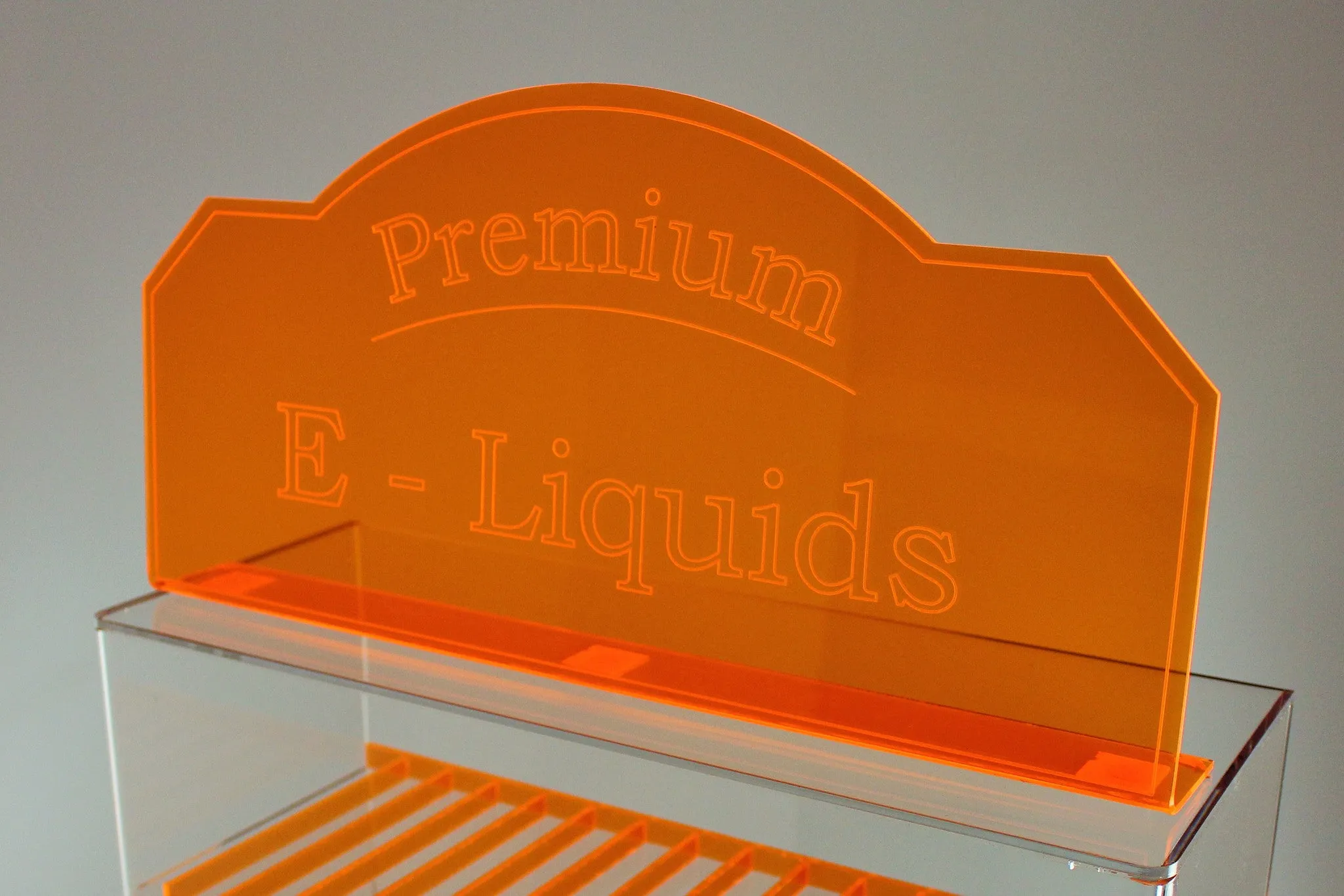 Eye Catching Fluorescent E-Liquid/E-Juice Sign