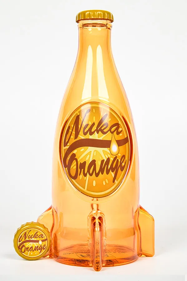 Fallout Nuka Cola Orange Glass Bottle & Cap