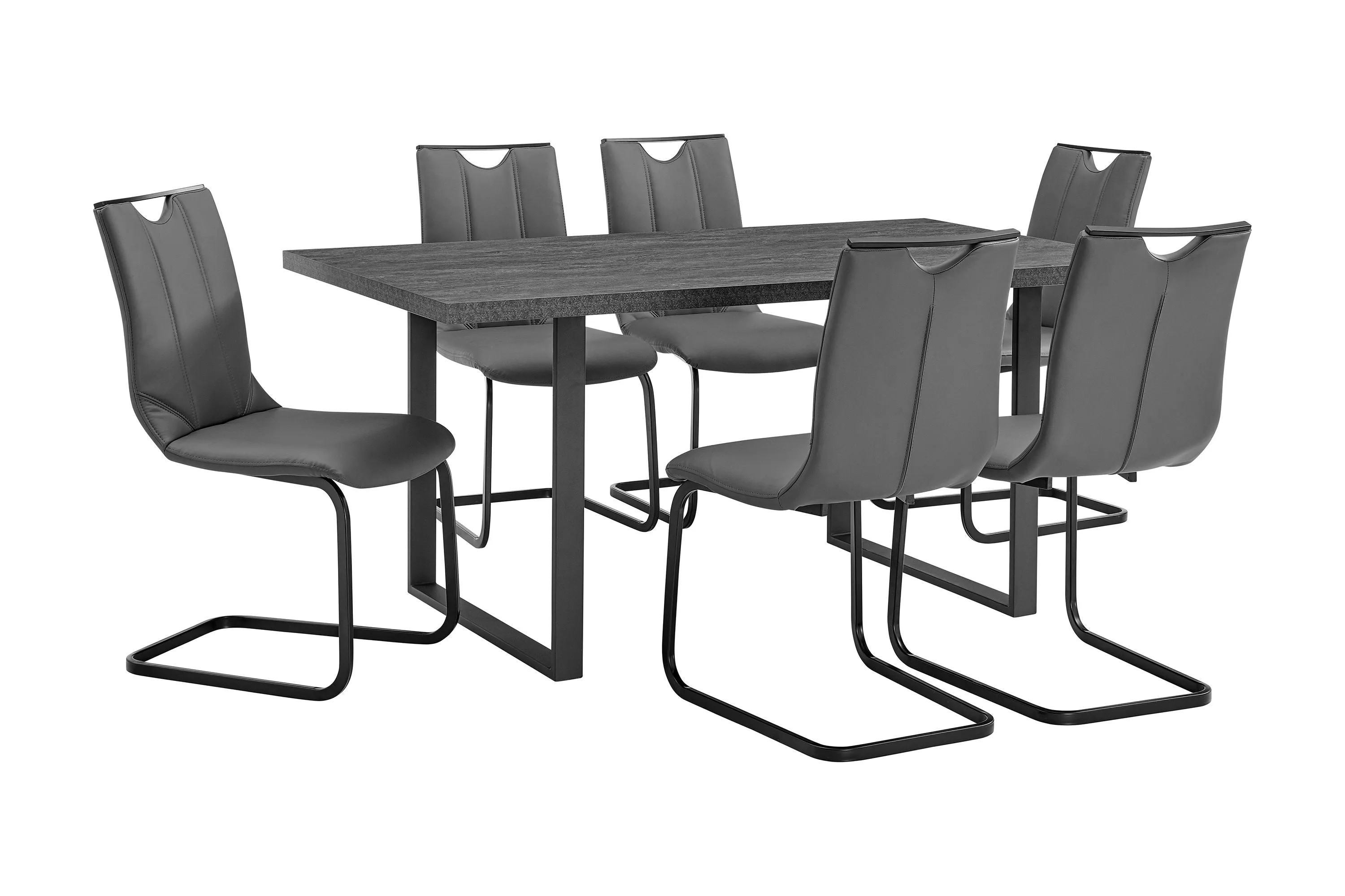 Fenton And Pacific - Modern Rectangular Dining Set