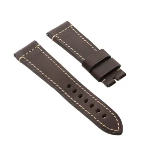 French Classic Hand-Made Leather Strap 23mm