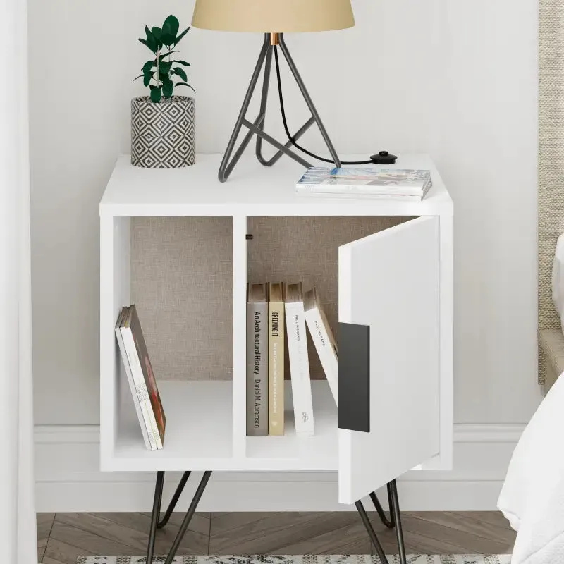 Glynn Modern Bedside Table Width Bedroom Furniture 50.2cm