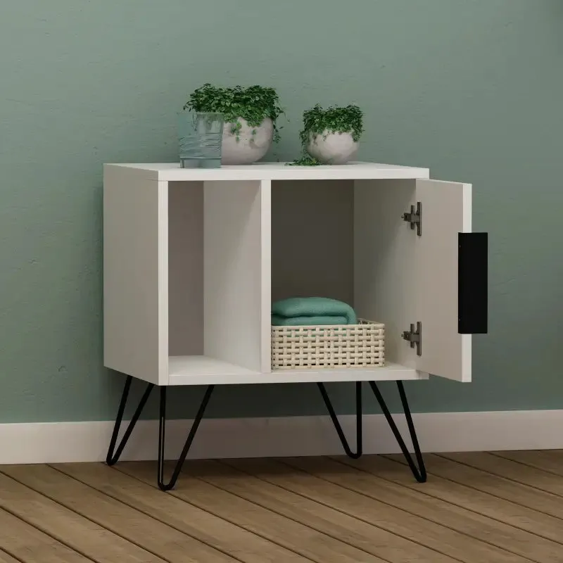 Glynn Modern Bedside Table Width Bedroom Furniture 50.2cm