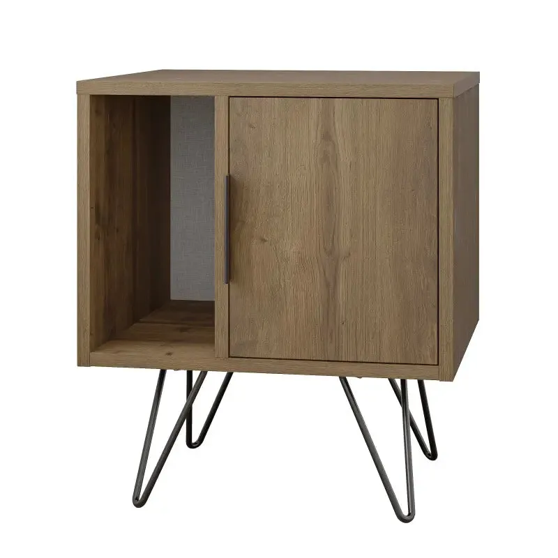 Glynn Modern Bedside Table Width Bedroom Furniture 50.2cm