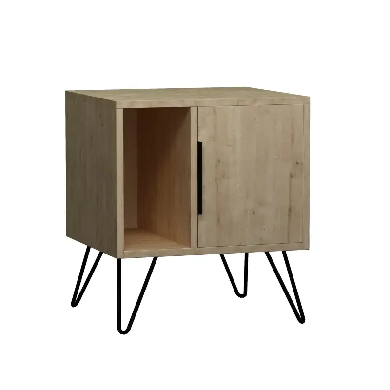 Glynn Modern Bedside Table Width Bedroom Furniture 50.2cm