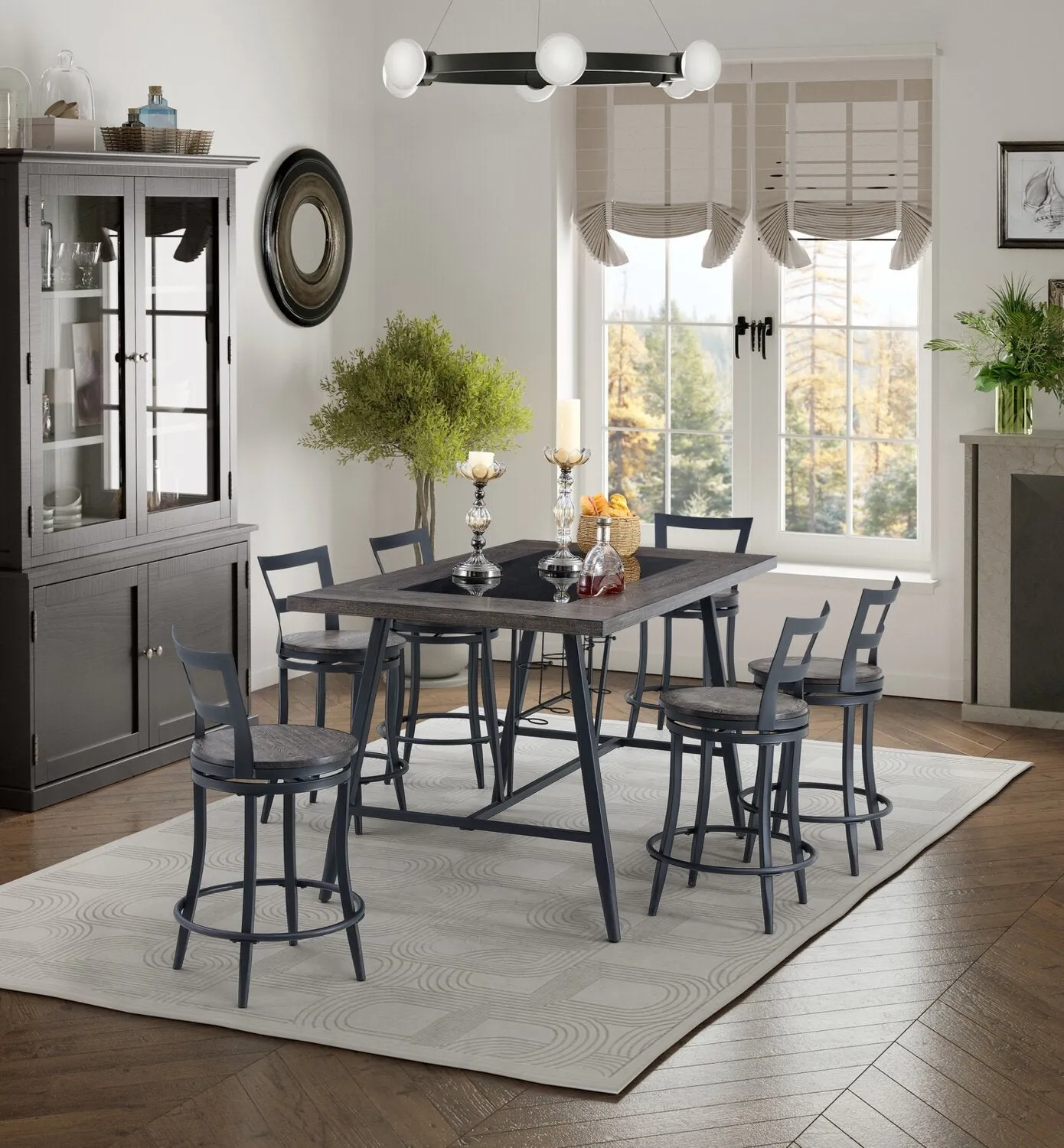 Jamie 5-Piece Counter-Height Dining Set