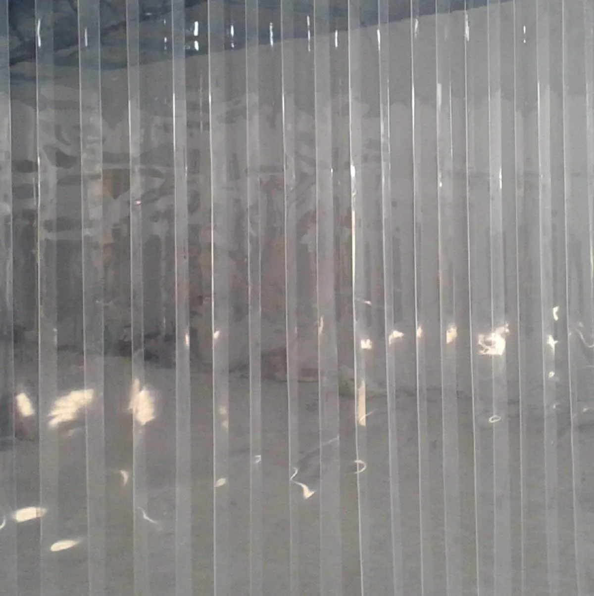 Kuber Industries 6 Strips 0.5mm PVC 7ft AC Curtain (CKTS17, Transparent, Pencil_Pleat)