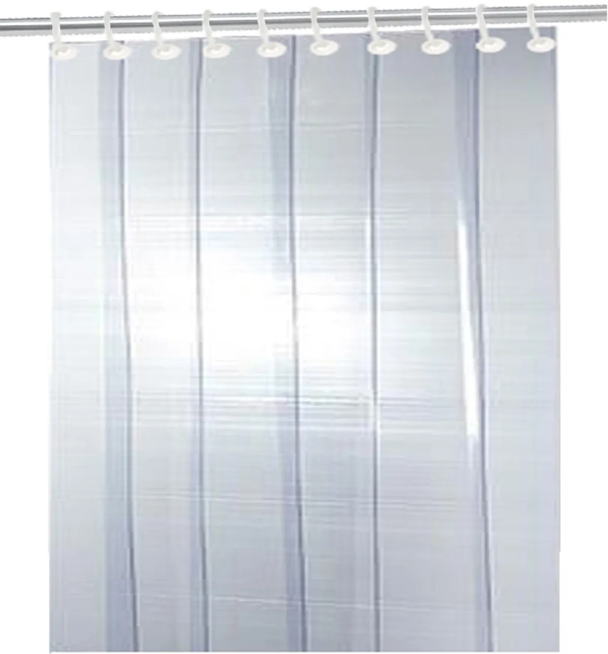 Kuber Industries 6 Strips PVC AC Curtain, 7ft, 0.5mm Transparent, CKTS19, Standard, CTKTC0141