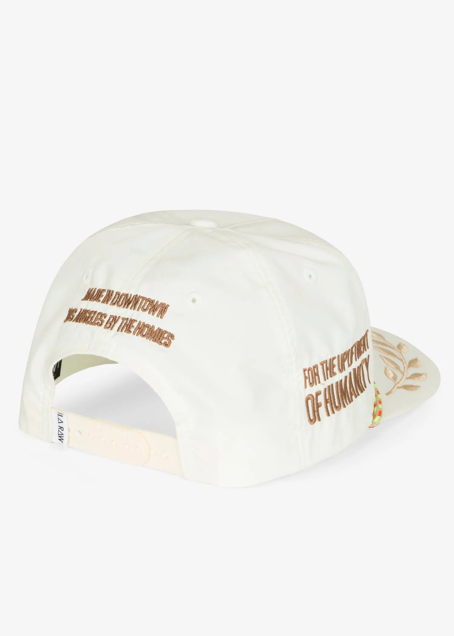 LOGO NYLON HAT WHT