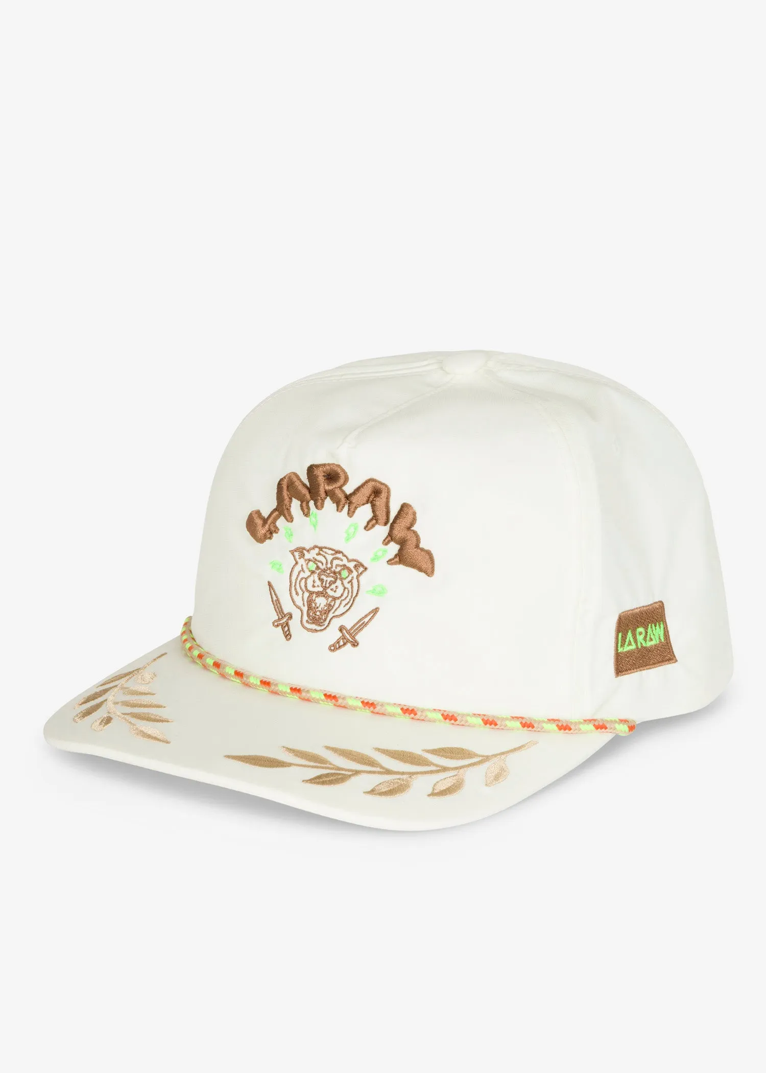 LOGO NYLON HAT WHT