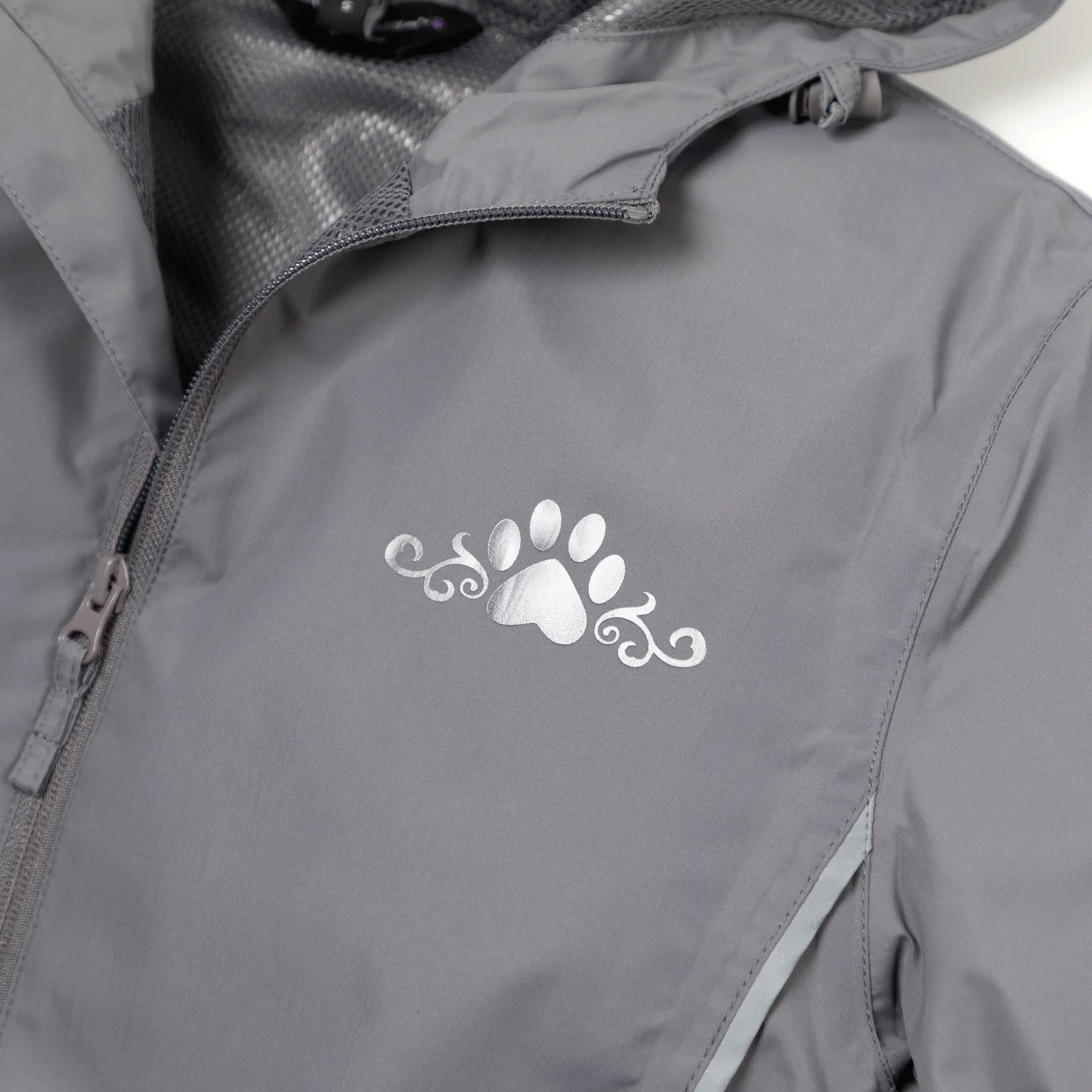 Magical Print Paw Print Rain Jacket