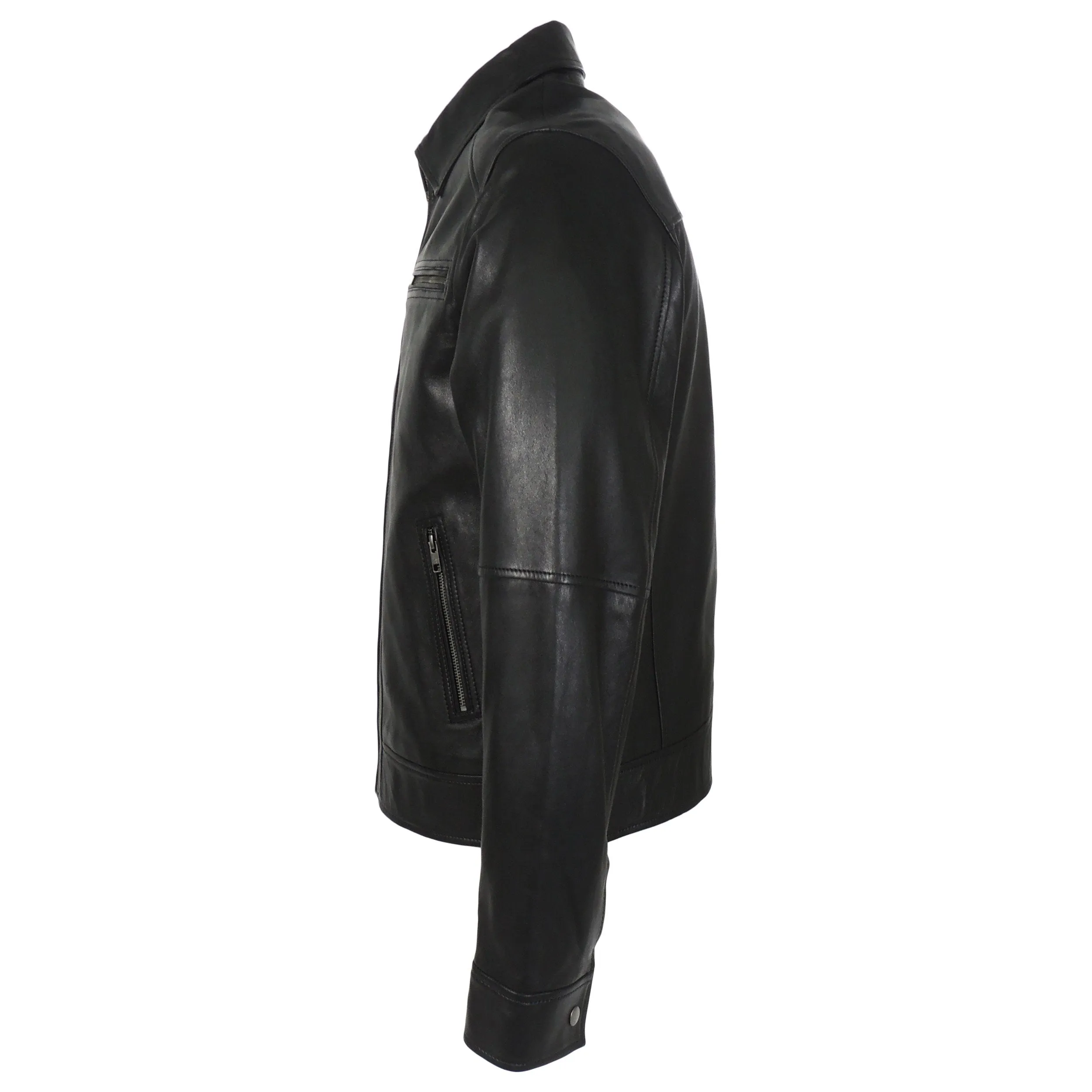 Mens Cameron Leather Jacket