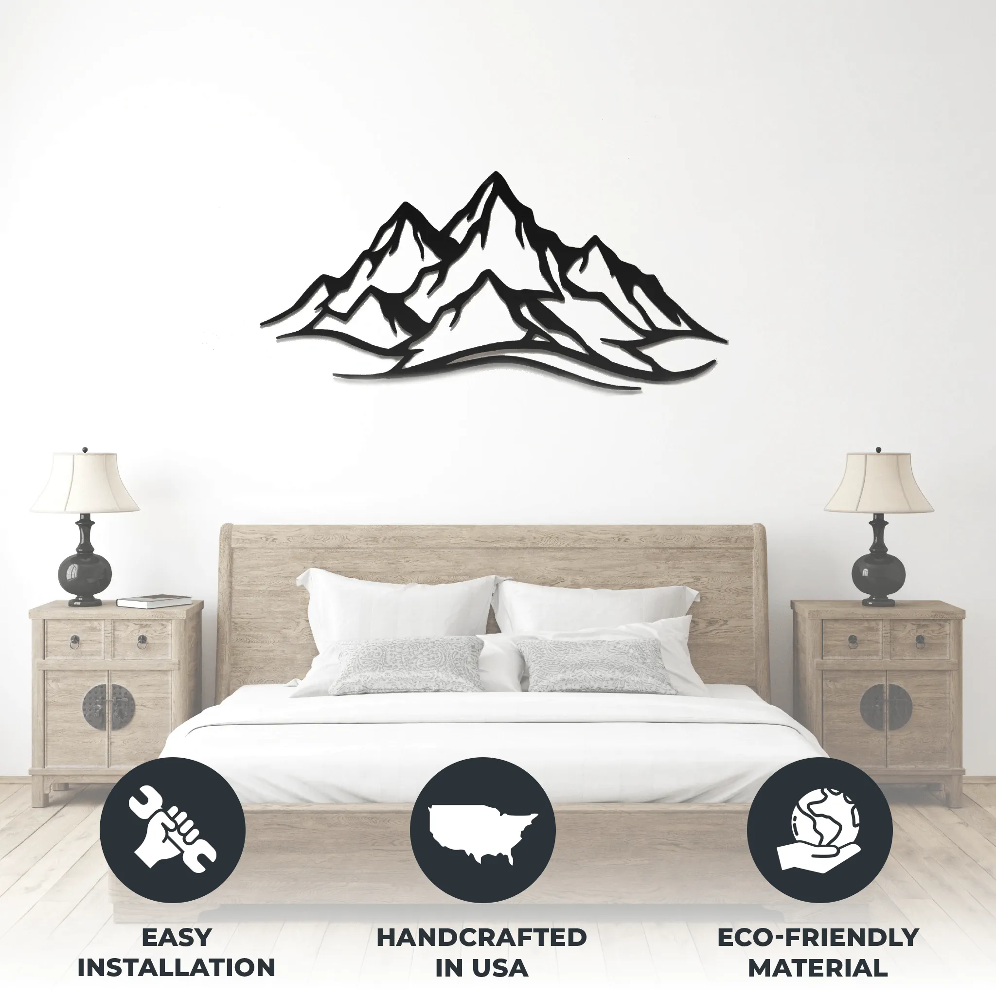 Mountain Range - Metal Wall Art