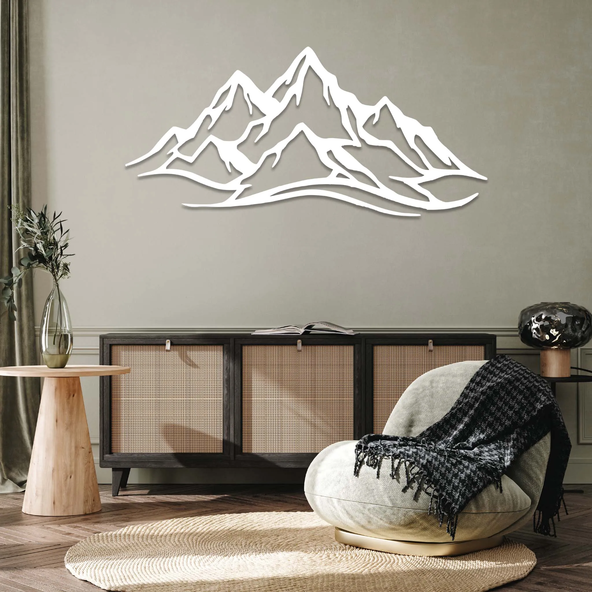 Mountain Range - Metal Wall Art