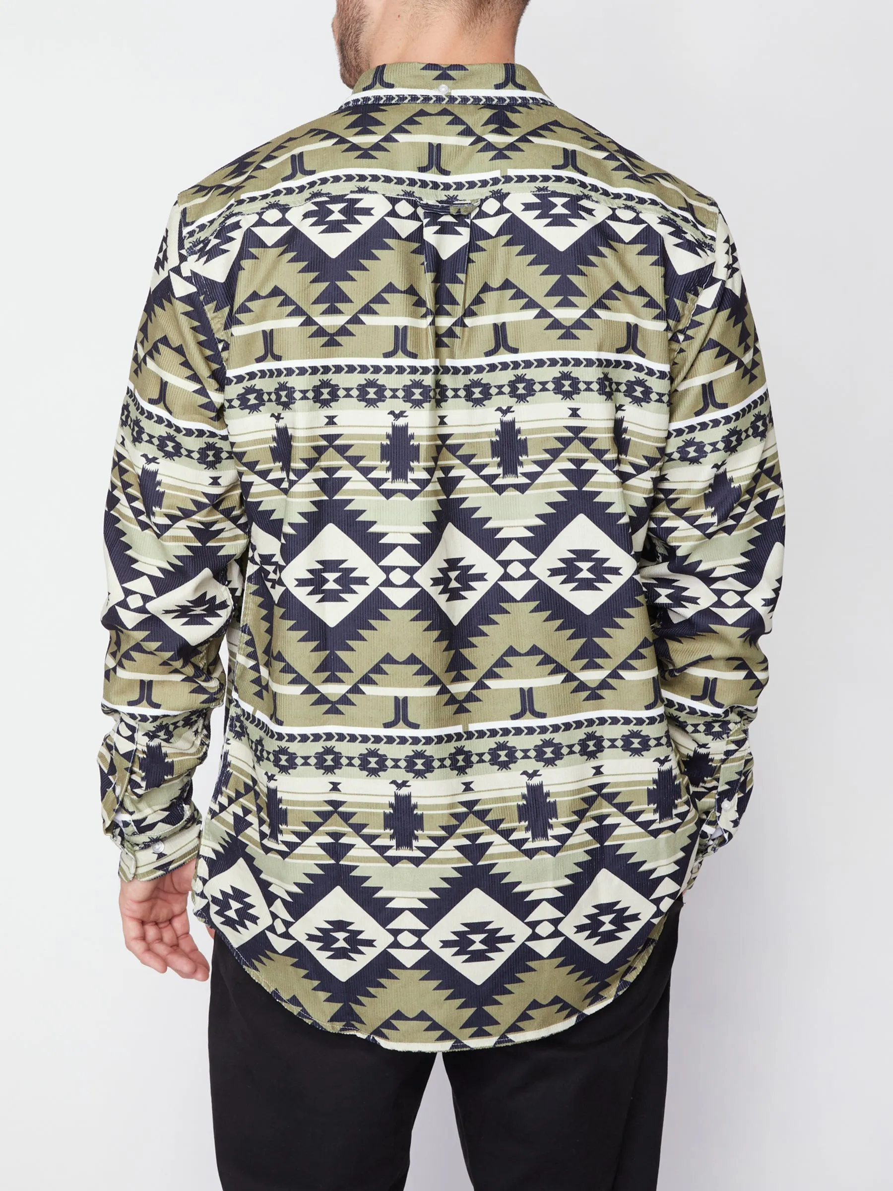 Olavi Printed Corduroy Shirt