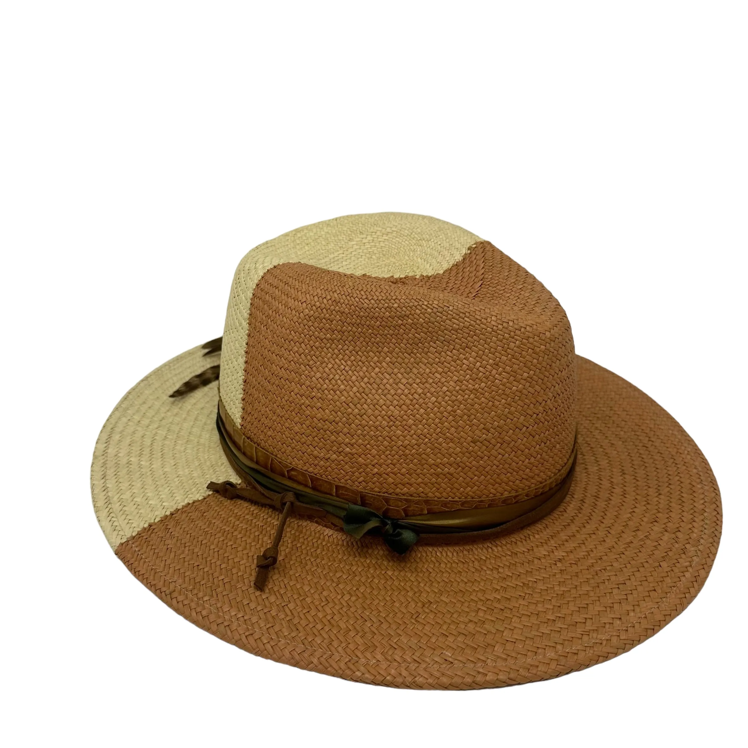 Orange Two Tone Fedora