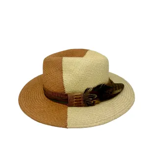 Orange Two Tone Fedora