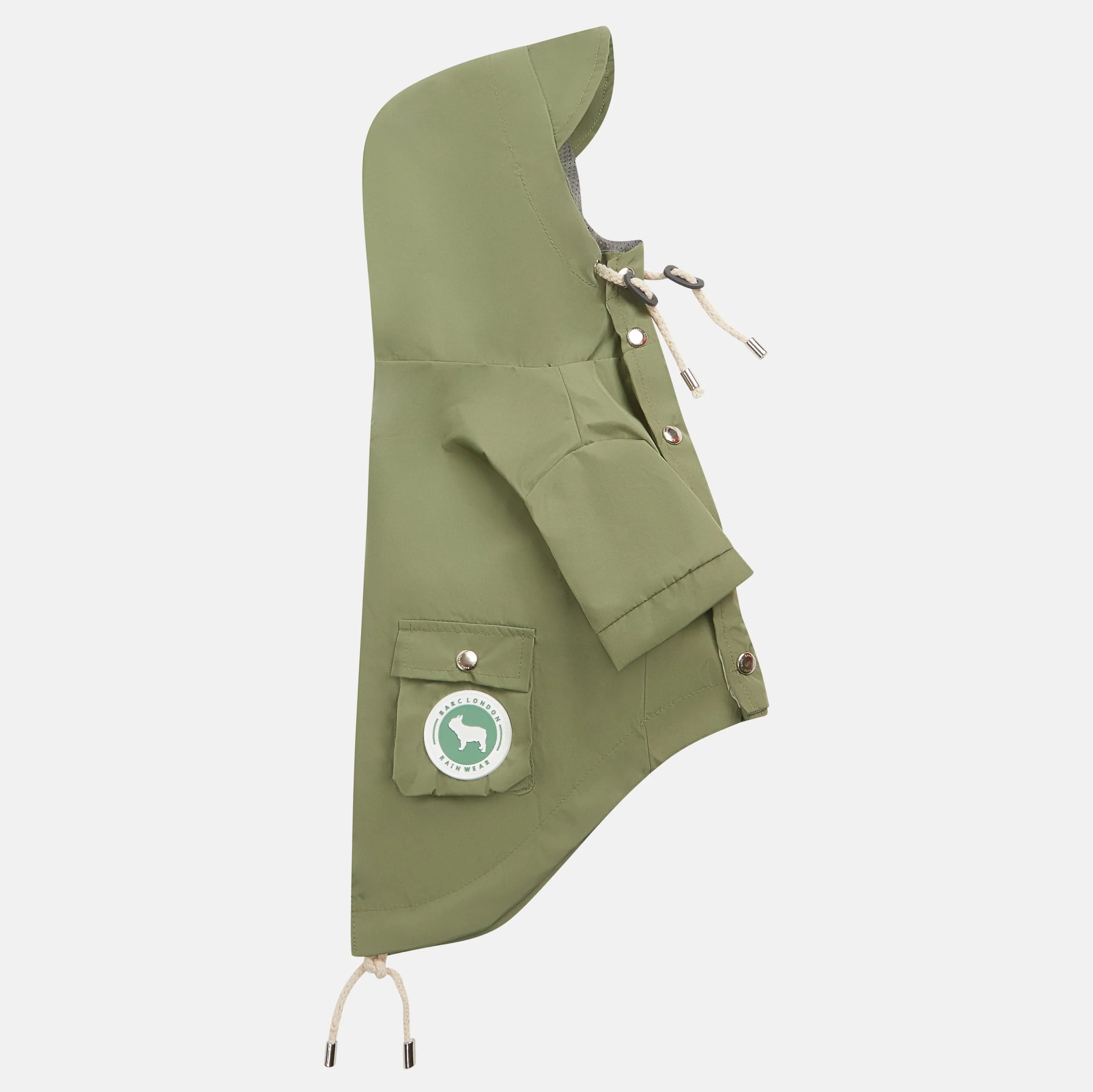 Original Water-Repellant Dog Raincoat | Khaki Green