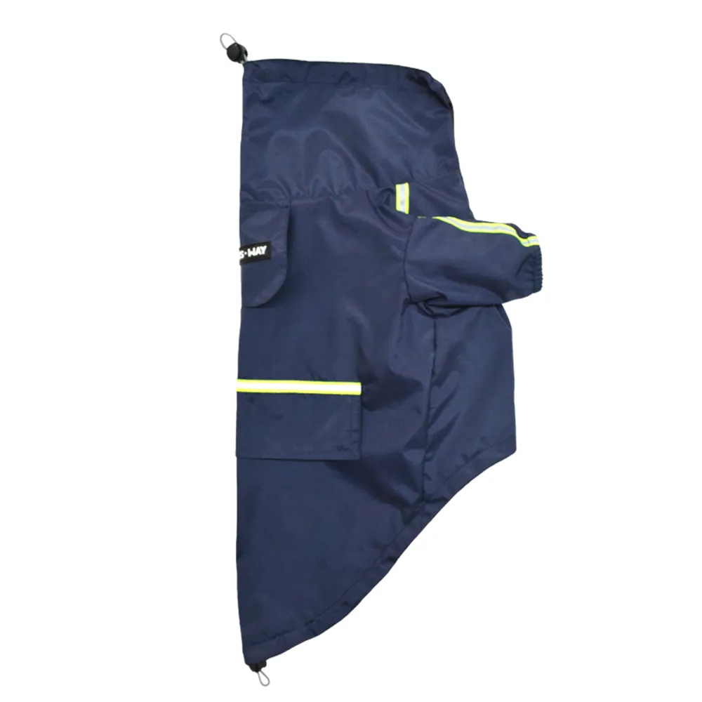 Pets Way TPU Cloud Raincoat for Dogs (Navy)