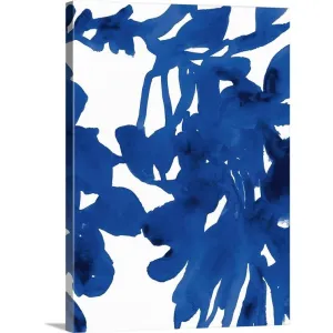 "Azure Silhouette I" Canvas Wall Art