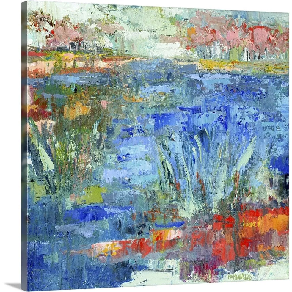 "Blue Marsh" Canvas Wall Art