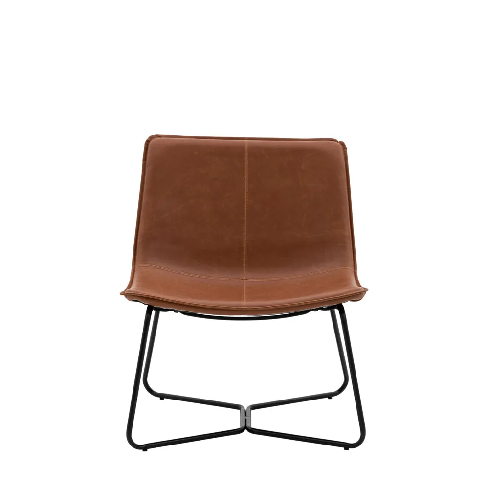 Randolph Lounge Chair – Brown