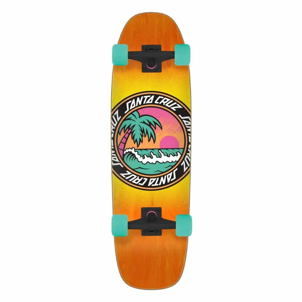 Santa Cruzer Complete Paradise Break Street Yellow/Orange/Multi 8.4"