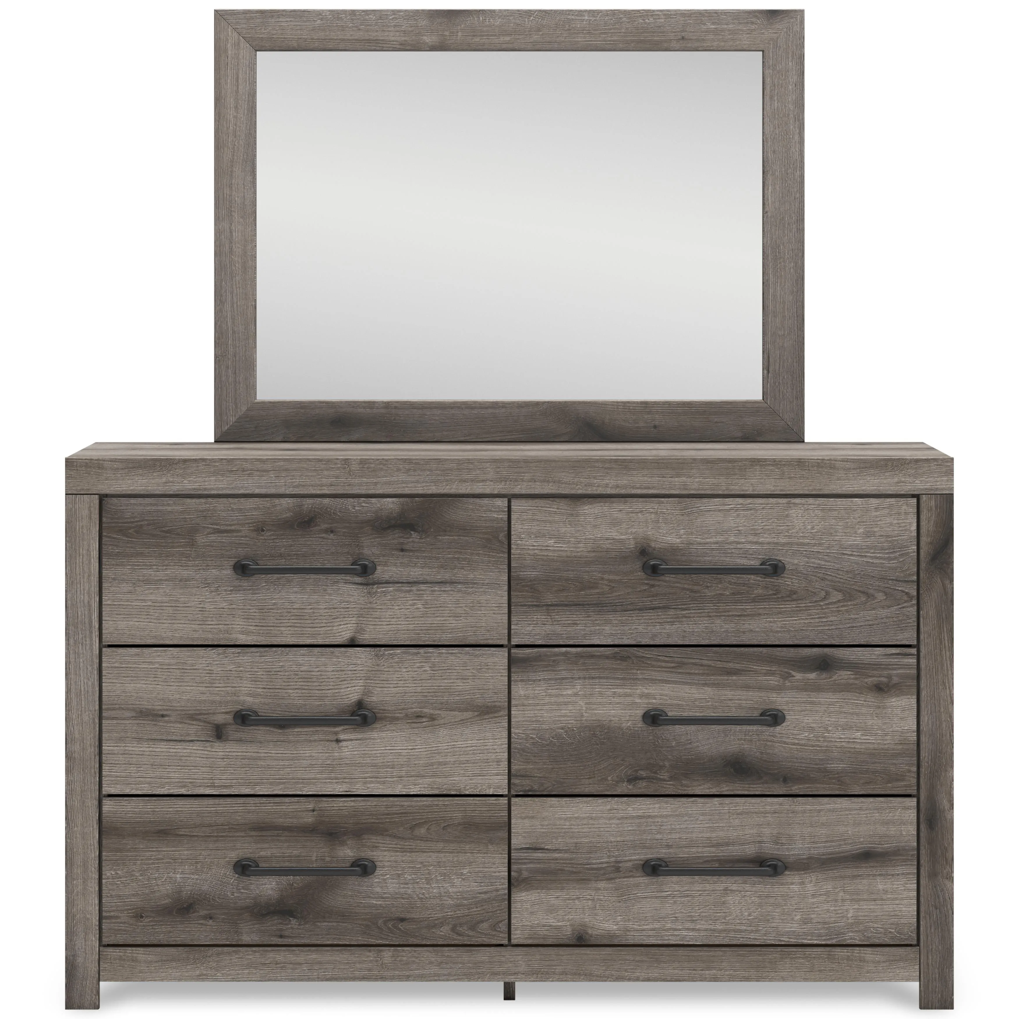 Signature Design by Ashley Graystorm 6-Drawer Dresser with Mirror PCB2405-31/PCB2405-36