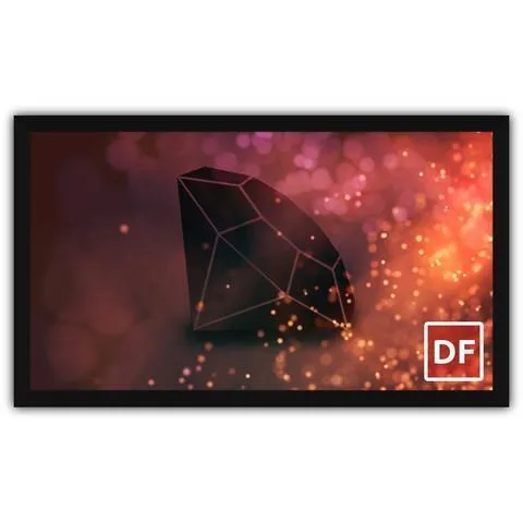 Stevertson Screens Deluxe Fixed Frame Series 103" (87.125" x 54.5") Widescreen [16:10] DF16101033D