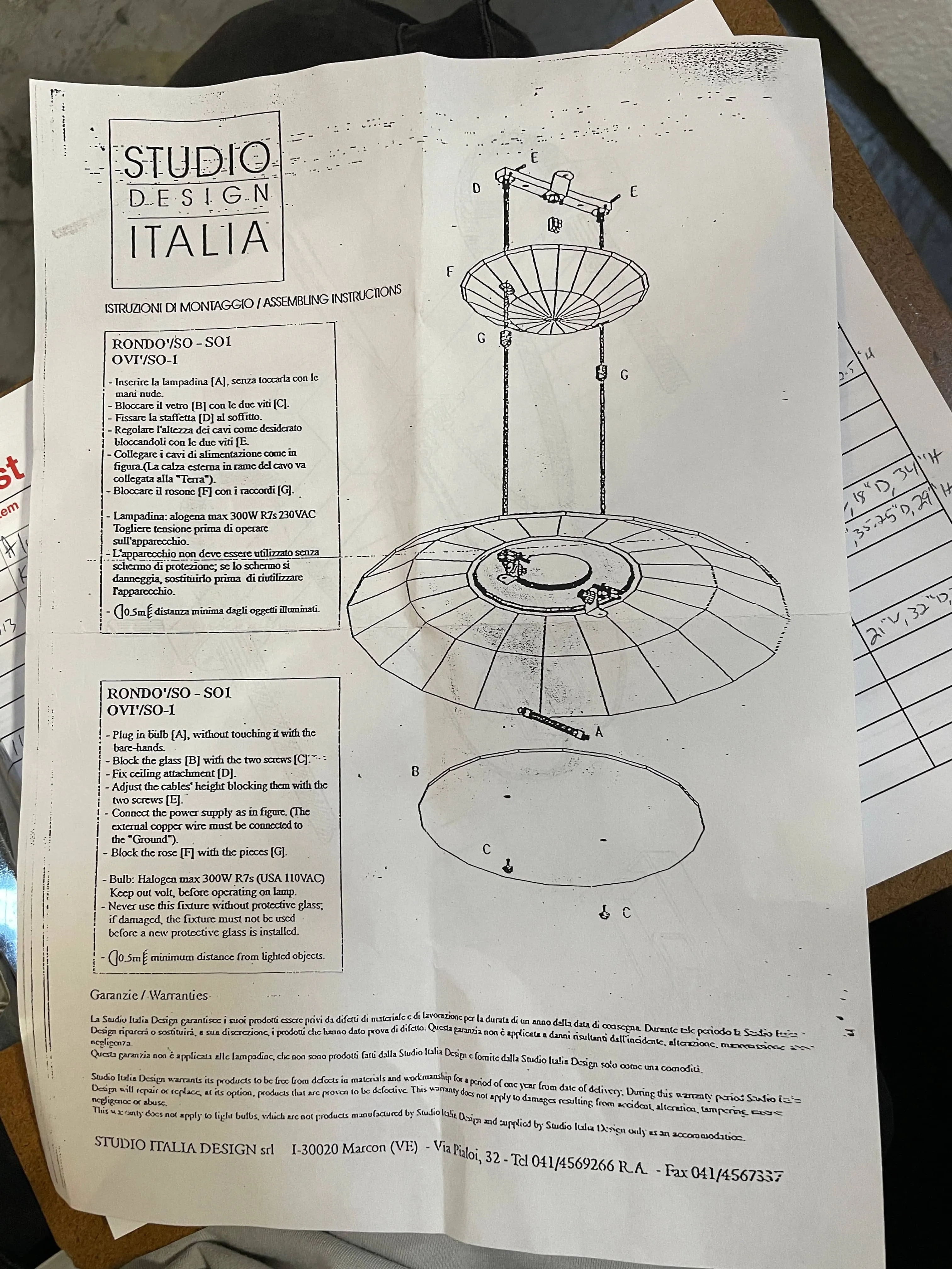 Studio Design Italia Rondo SO Ceiling Light (on hold)