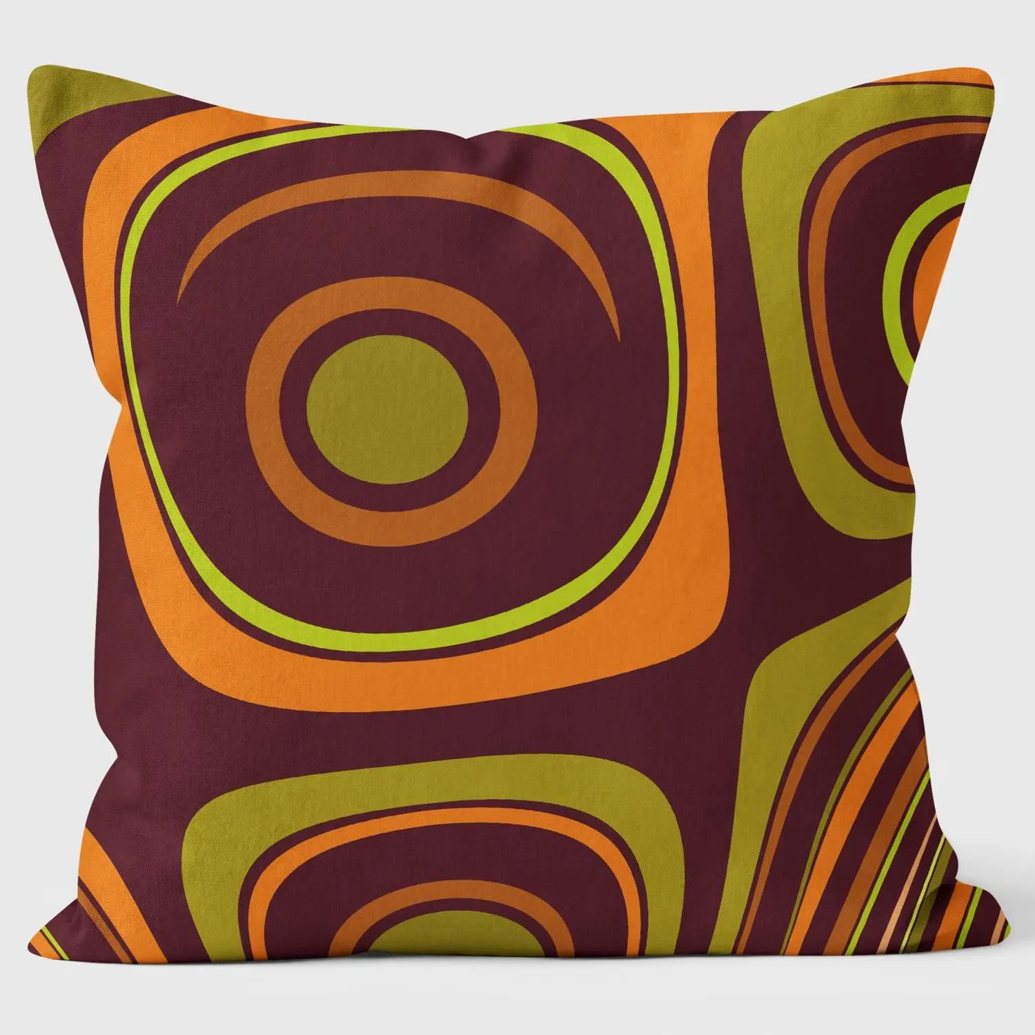 Tangerine Glow - Abstract Cushion